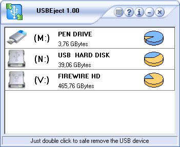 Screen shot of USBEject